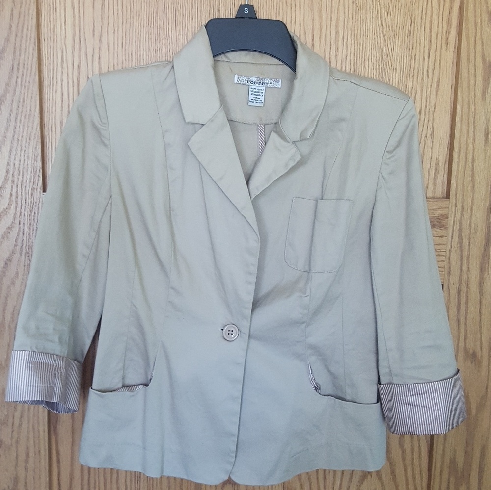 Khaki blazer